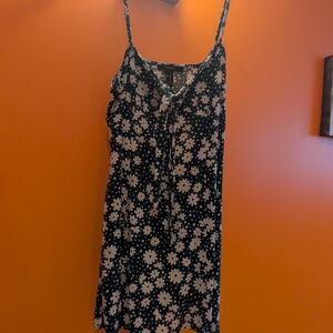 Floral Spaghetti Strap Mini Dress